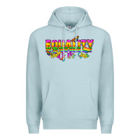 Blue Mist Equality hurts no one Premium Hoodie - NancyCooperArtShop
