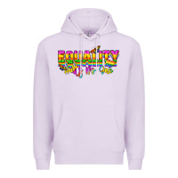 Lilac Equality hurts no one Premium Hoodie - NancyCooperArtShop