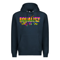 Navy Equality hurts no one Premium Hoodie - NancyCooperArtShop