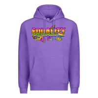 Purple Equality hurts no one Premium Hoodie - NancyCooperArtShop