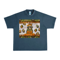Midnight Navy easter egg hunter  rabbit Urban Heavy Tee - BarkalooDesign