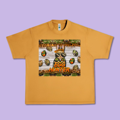Easter Egg Hunter  Rabbit Urban Heavy Tee Designed By Barkaloodesign