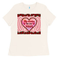 Bone my valentine has four paws Ladies Tee - RanaPortraitStore