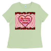 Matcha my valentine has four paws Ladies Tee - RanaPortraitStore