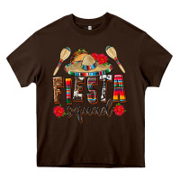 Chocolate Brown Mexico Fiesta Squad Heavy Core Tee - texasbilliewilder