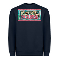 Navy western mama     license plate Heavyweight Sweatshirt - BarkalooDesign