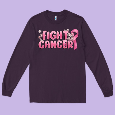 Nobody Fights Alone Long Sleeve Tee Designed By Maliassmallbusiness
