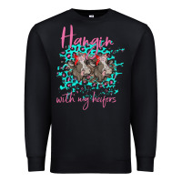 Black Hangin With My Heifers Premium Sweatshirt - Bettercallsaul