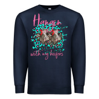 Navy Hangin With My Heifers Premium Sweatshirt - Bettercallsaul