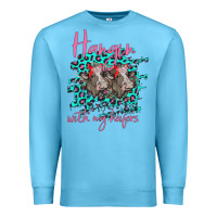 Ocean Blue Hangin With My Heifers Premium Sweatshirt - Bettercallsaul