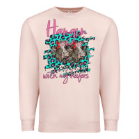 Pale Pink Hangin With My Heifers Premium Sweatshirt - Bettercallsaul