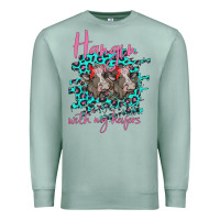 Seafoam Hangin With My Heifers Premium Sweatshirt - Bettercallsaul