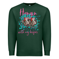 Sports Green Hangin With My Heifers Premium Sweatshirt - Bettercallsaul