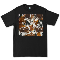 Black cowhide Premium Tee - AdoDesignShop