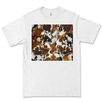 White cowhide Premium Tee - AdoDesignShop