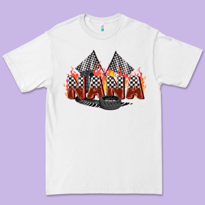 Race Nana Premium Tee Designed By Zillion Design Studio