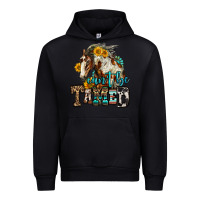 Black can't be tamed horse Urban Hoodie - OliviaCreatesArt