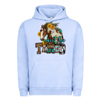 Pigment Grape Ice can't be tamed horse Urban Hoodie - OliviaCreatesArt