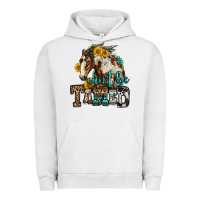 Pigment Lunar Rock can't be tamed horse Urban Hoodie - OliviaCreatesArt
