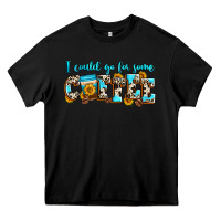 Black i could go for some coffee Heavy Core Tee - Zillion Design Studio