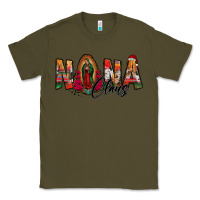 Army Green nana claus lady of guadalupe Classic Tee - Jasminsmagicworld