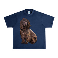 Navy Boykin Spaniel Dog Urban Heavy Tee - LillyAllenDesigns