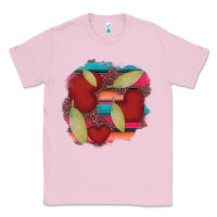 Bubblegum Pink heart and serape patches Classic Tee - AdoDesignShop