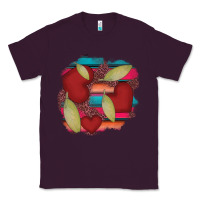 Plum heart and serape patches Classic Tee - AdoDesignShop