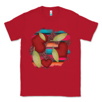 Red heart and serape patches Classic Tee - AdoDesignShop