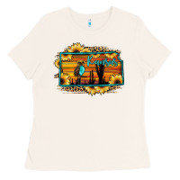 Bone kansas owl sunset sunflower map Ladies Tee - JahusDesignShop