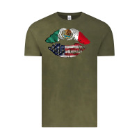 Vintage Olive mexico usa lips Vintage Tee - AdoDesignShop