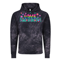 Cloud Black lgbt love with hearts and stars Vintage Hoodie - AdoDesignShop