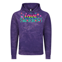 Cloud Purple lgbt love with hearts and stars Vintage Hoodie - AdoDesignShop