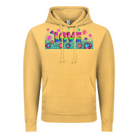 Vintage Mustard lgbt love with hearts and stars Vintage Hoodie - AdoDesignShop