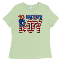 Matcha all American boy Ladies Tee - Zillion Design Studio