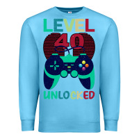 Ocean Blue Level 40 Unlocked Premium Sweatshirt - Bettercallsaul
