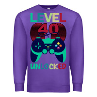 Purple Level 40 Unlocked Premium Sweatshirt - Bettercallsaul