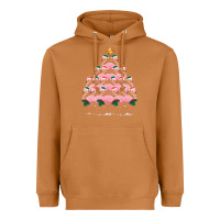 Meerkat Christmas Tree Flamingo Heavyweight Hoodie - Bettercallsaul