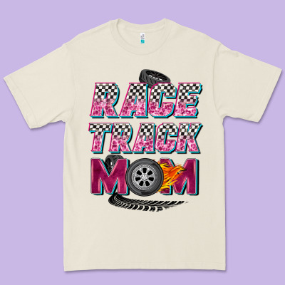 Race Track Mom Premium Tee Designed By Zillion Design Studio