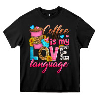 Black coffee is my love language Heavy Core Tee - Zillion Design Studio
