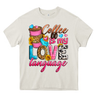 Cream coffee is my love language Heavy Core Tee - Zillion Design Studio