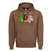 Tis' The Season American Football Christmas Cakes Bbs Zipper Hoodie | Teevron