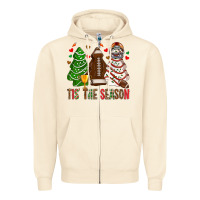 Sandshell tis' the season american football christmas cakes bbs Zipper Hoodie - BundleAndBundleShop