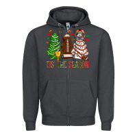 Smoke tis' the season american football christmas cakes bbs Zipper Hoodie - BundleAndBundleShop