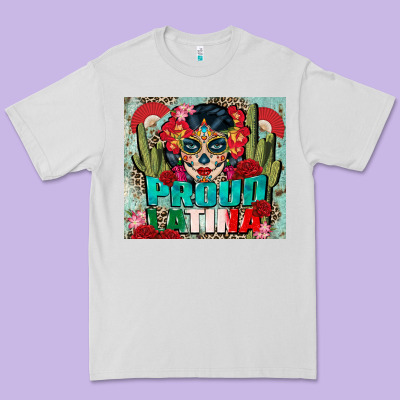 Proud Latina Tumbler 3 Premium Tee Designed By Cts Tumbler Store