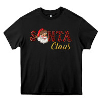 Black santa claus Heavy Core Tee - RanaPortraitStore