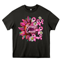 Asphalt breast cancer sunflower Heavy Core Tee - BarkalooDesign