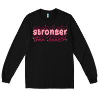 Black stronger than cancer Long Sleeve Tee - MaliasSmallBusiness