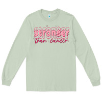 Matcha stronger than cancer Long Sleeve Tee - MaliasSmallBusiness