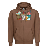 Chestnut western volleyball coffee cups bbs Zipper Hoodie - BundleAndBundleShop
